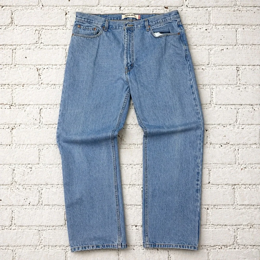 Vintage Levis‎ 505 Jeans Mens 40x32 Regular Fit Straight Leg Y2k 2005
